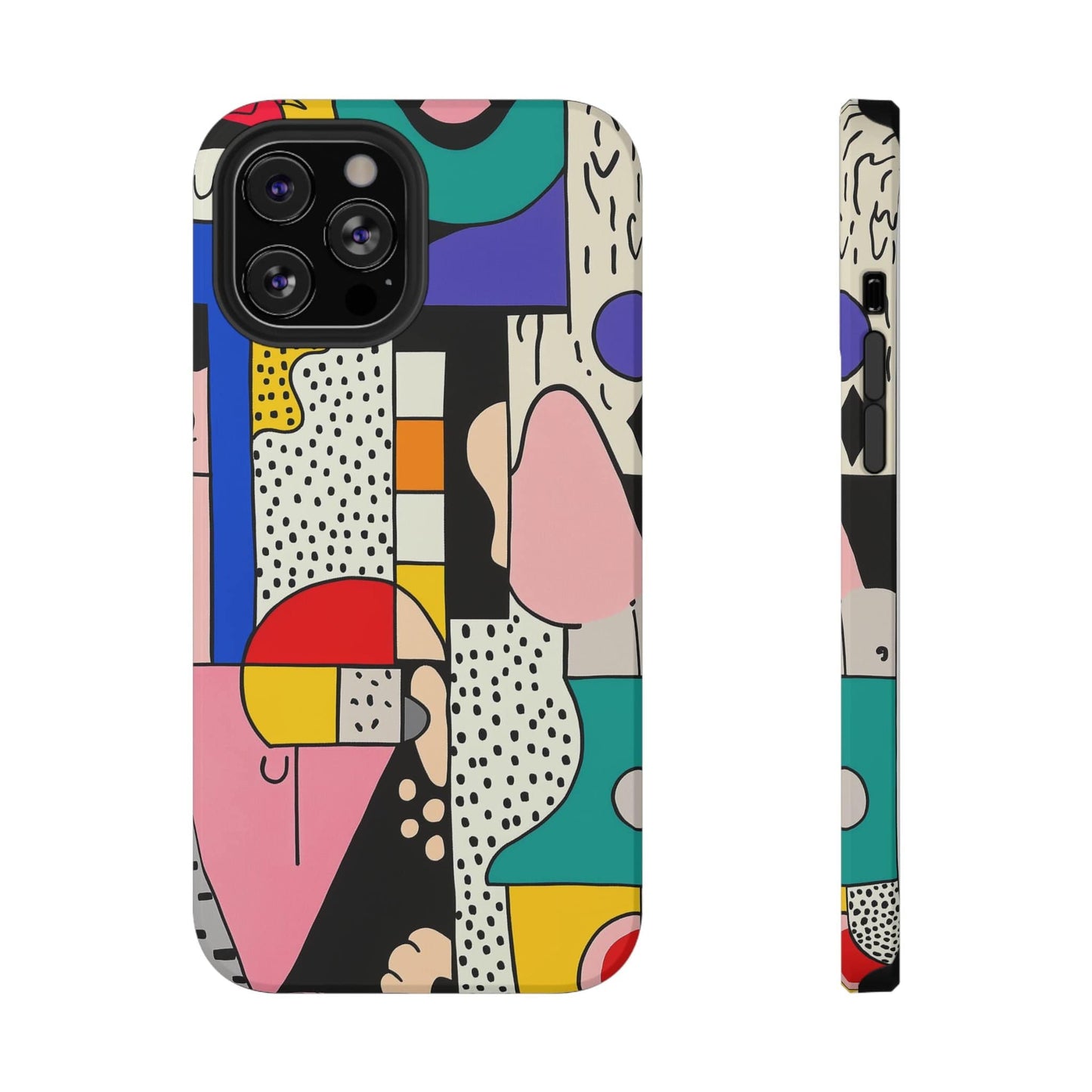 Phone Case iPhone 12 Pro Max Abstract Patchwork