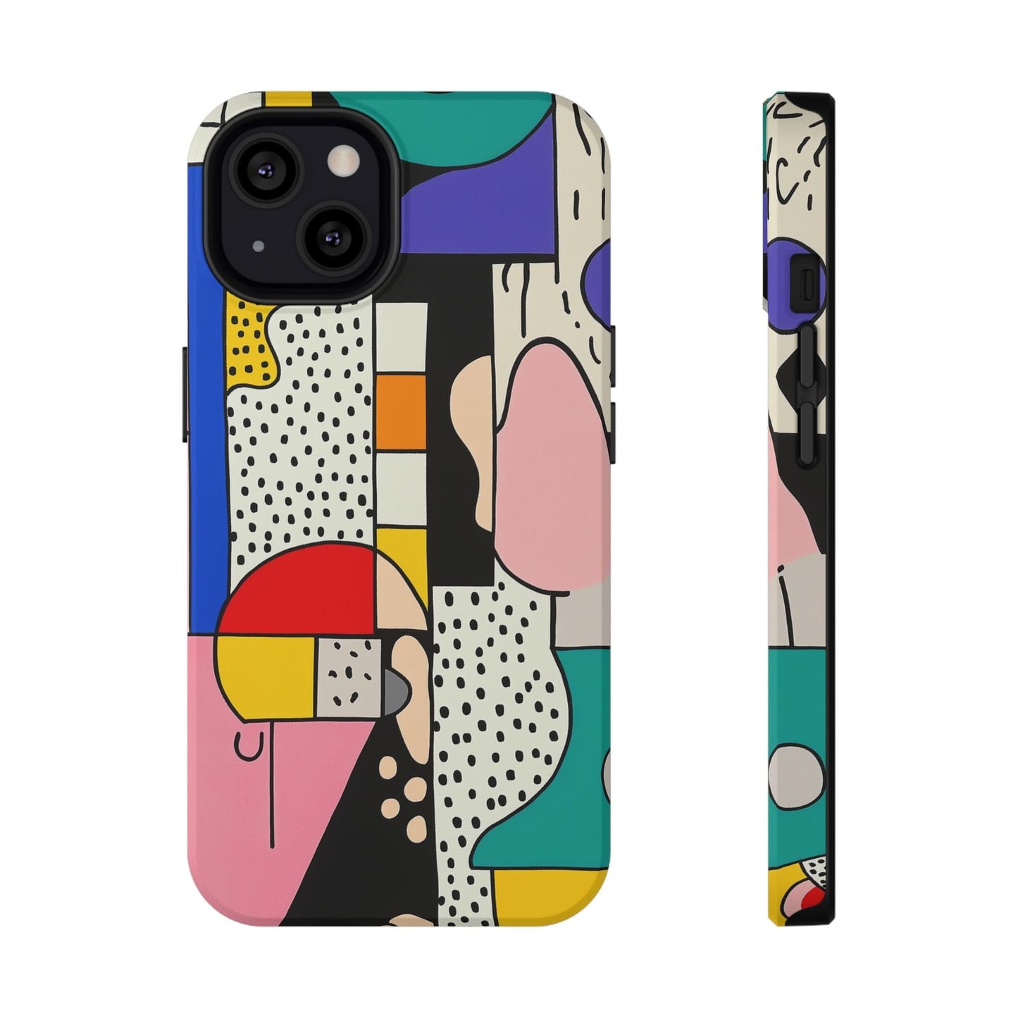 Phone Case iPhone 13 Abstract Patchwork