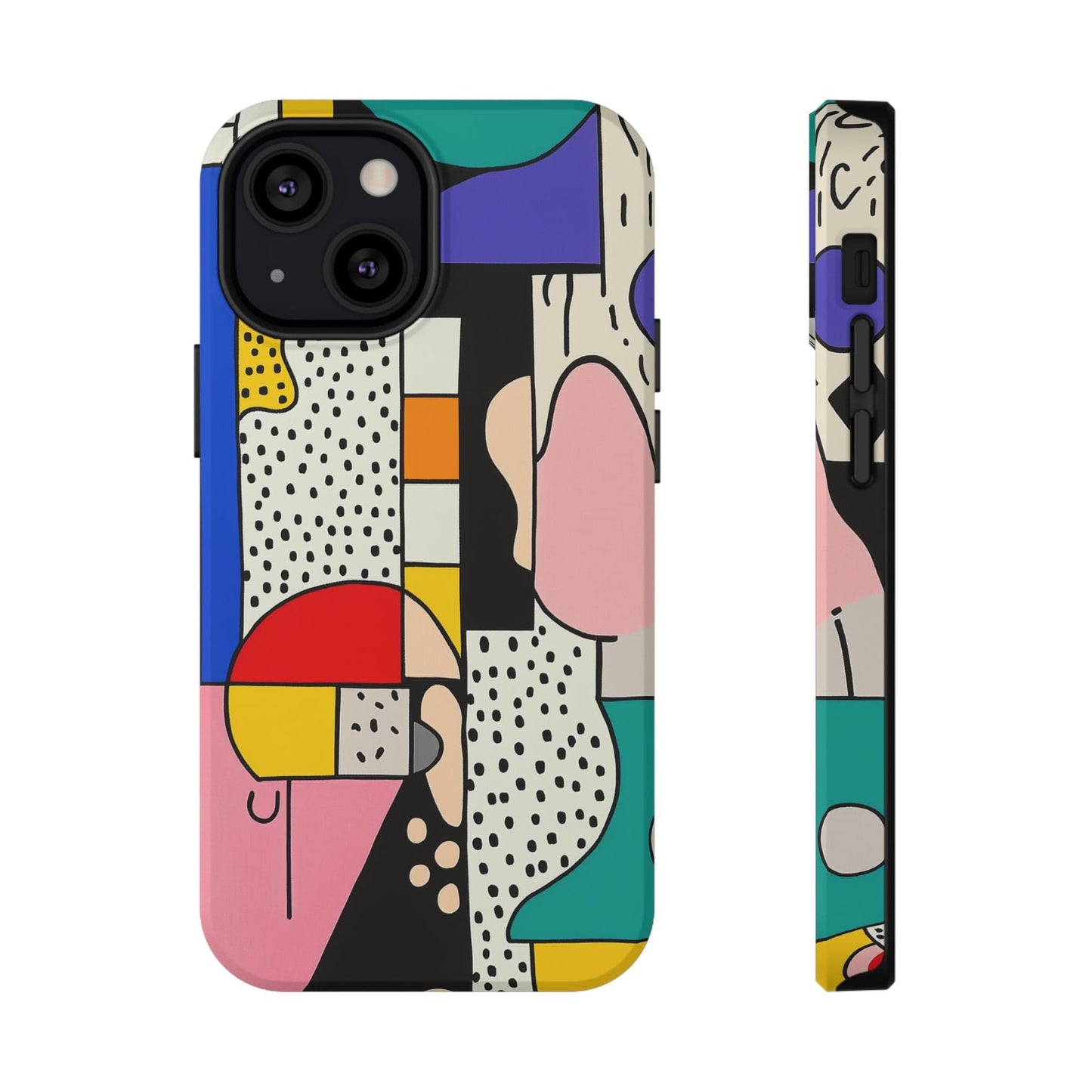 Phone Case iPhone 13 Mini Abstract Patchwork