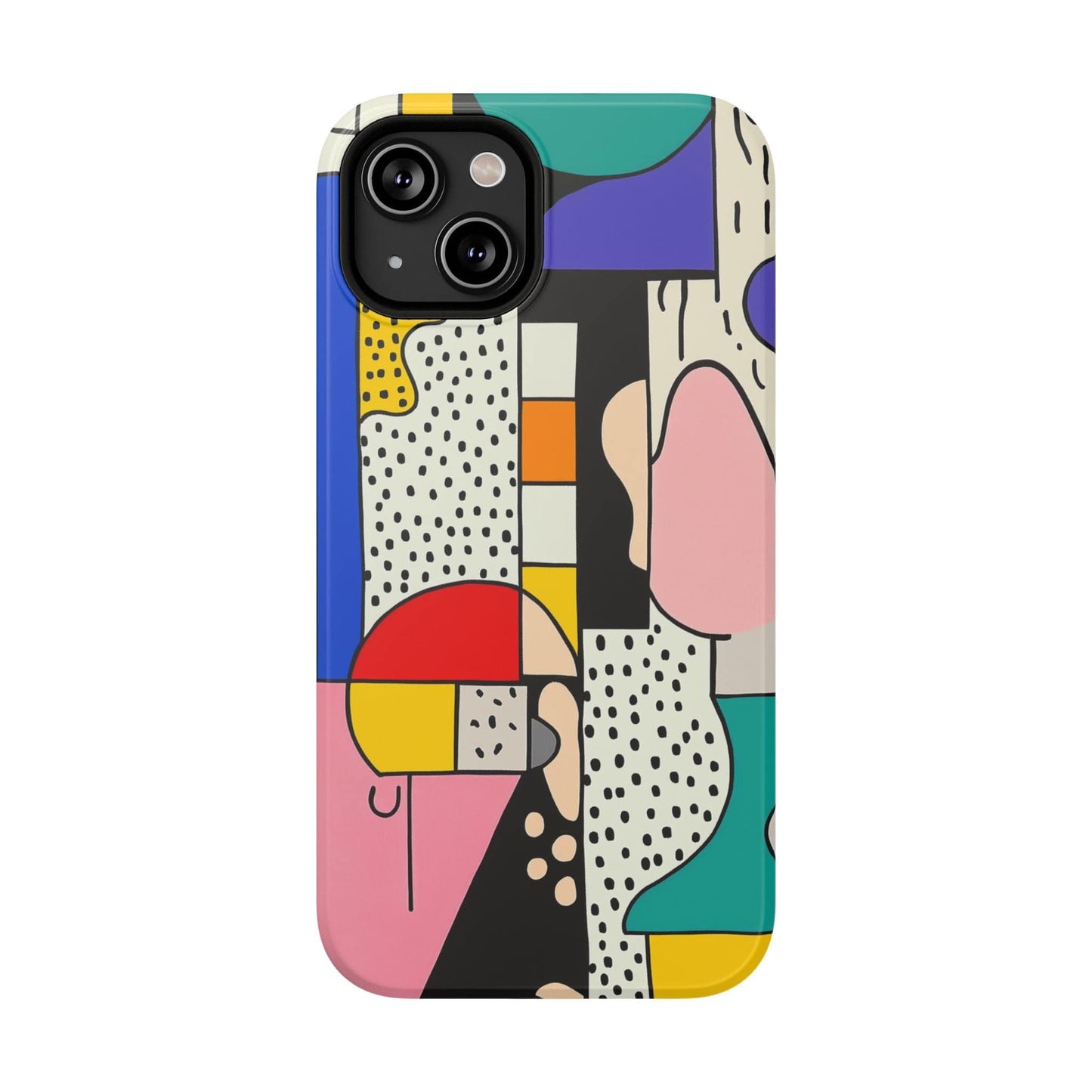 Phone Case iPhone 14 Abstract Patchwork