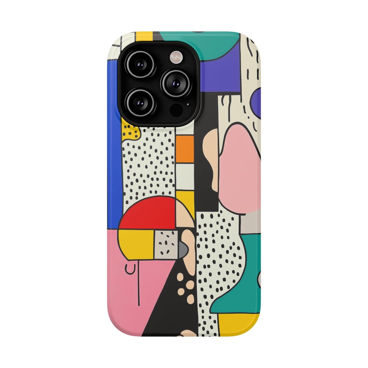 Phone Case iPhone 14 Pro Abstract Patchwork