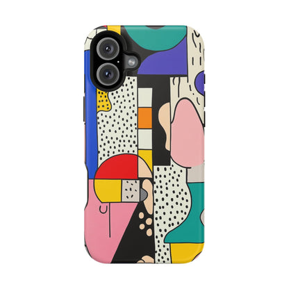 Phone Case iPhone 16 Plus Abstract Patchwork