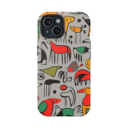 Phone Case iPhone 15 Abstract Safari