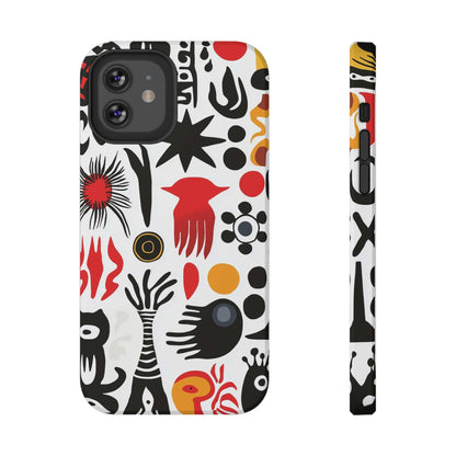 Phone Case iPhone 12 Abstract Totems