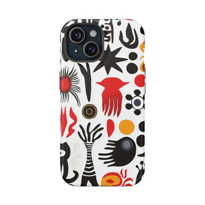 Phone Case iPhone 15 Abstract Totems