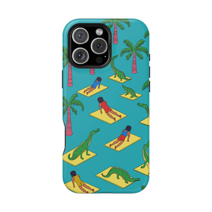 Phone Case iPhone 16 Pro Max Alligator Yoga