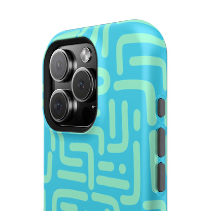 Phone Case Aqua Circuit