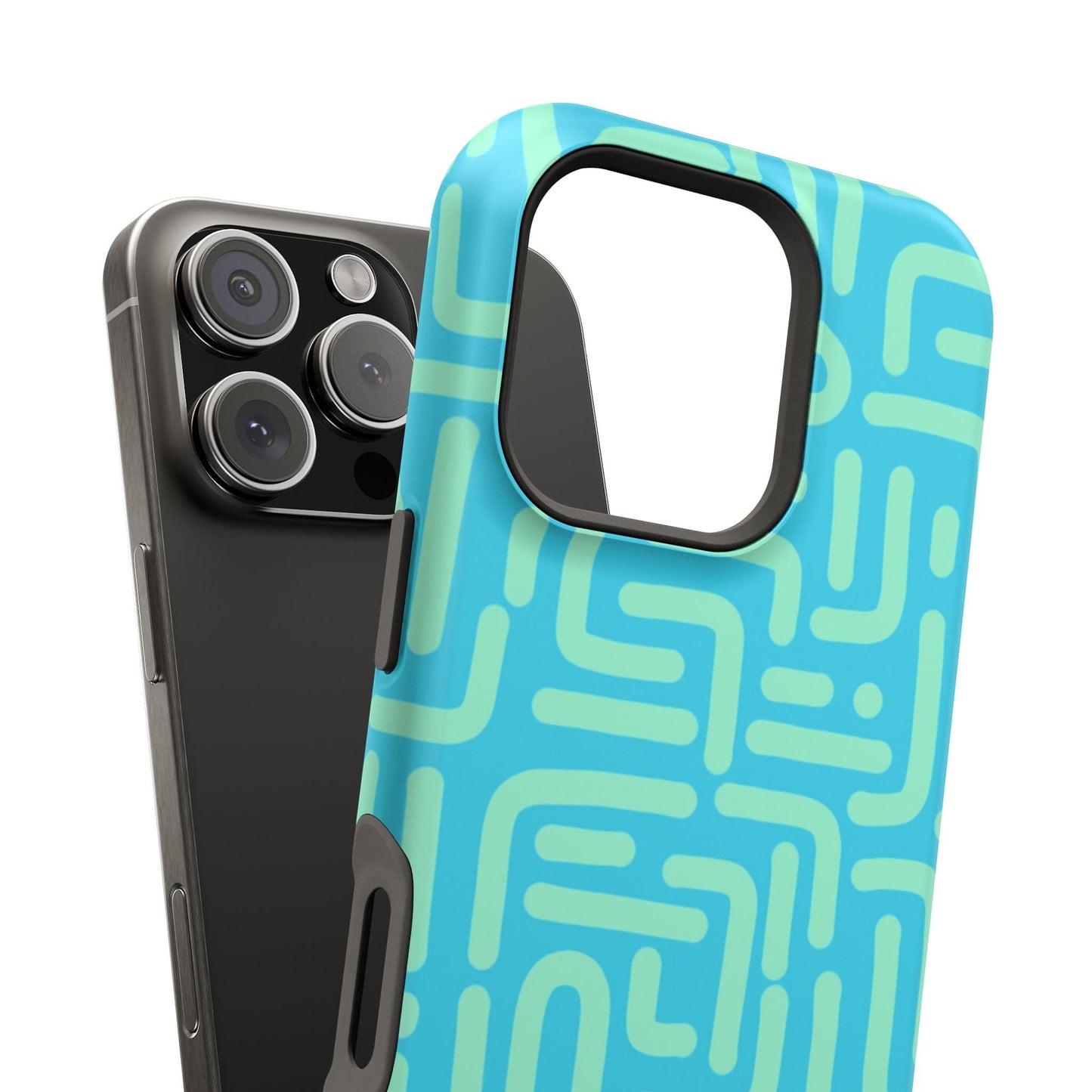 Phone Case Aqua Circuit