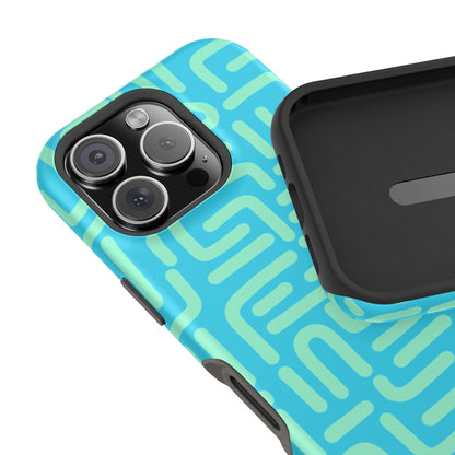 Phone Case Aqua Circuit