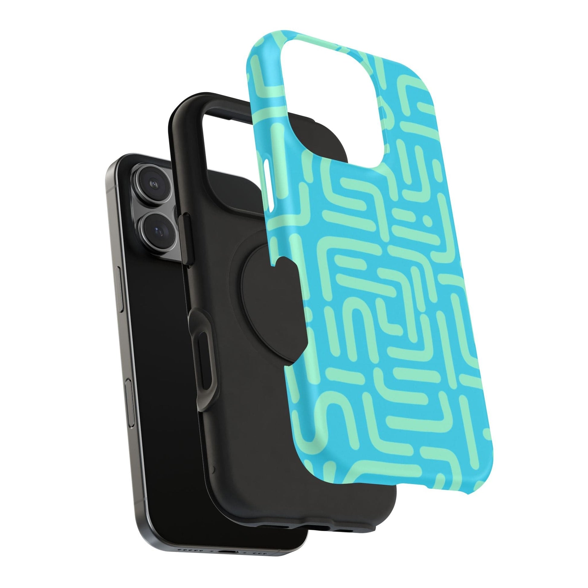 Phone Case Aqua Circuit