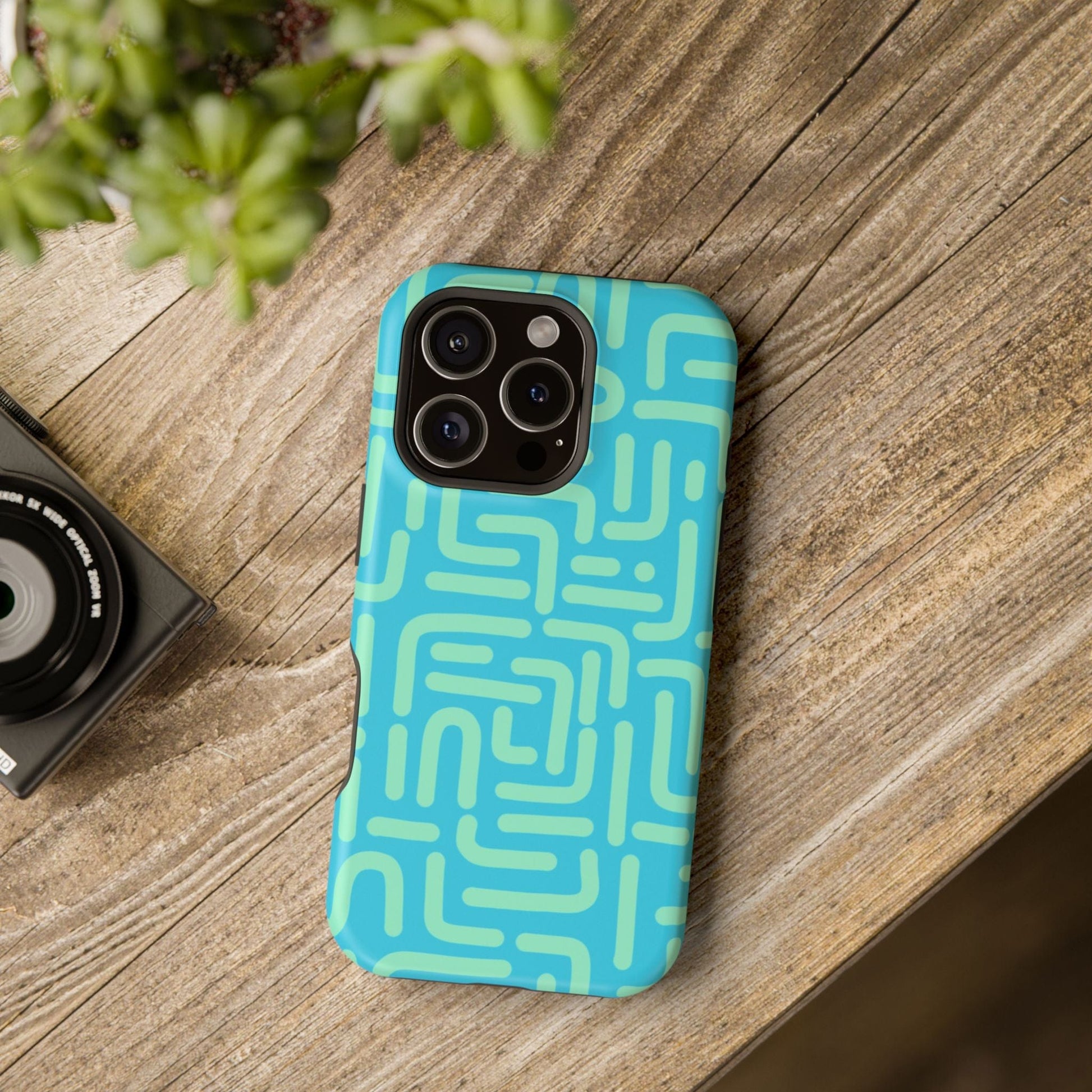 Phone Case Aqua Circuit