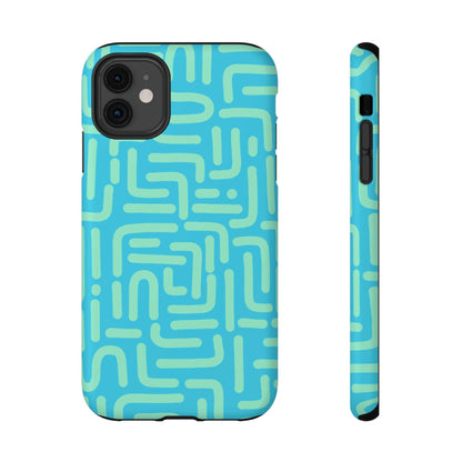 Phone Case iPhone 11 Aqua Circuit