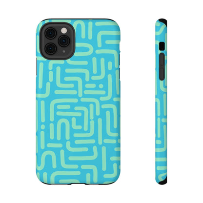 Phone Case iPhone 11 Pro Max Aqua Circuit