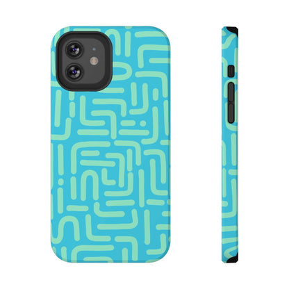 Phone Case iPhone 12 Aqua Circuit