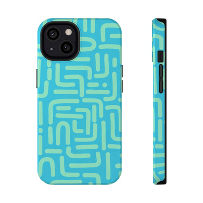 Phone Case iPhone 13 Aqua Circuit