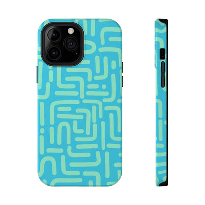 Phone Case iPhone 13 Pro Max Aqua Circuit