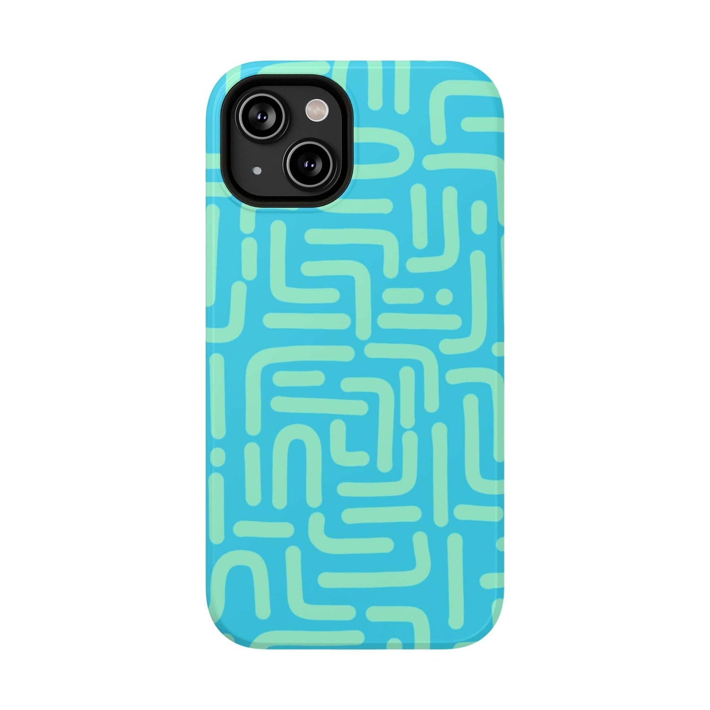 Phone Case iPhone 14 Aqua Circuit