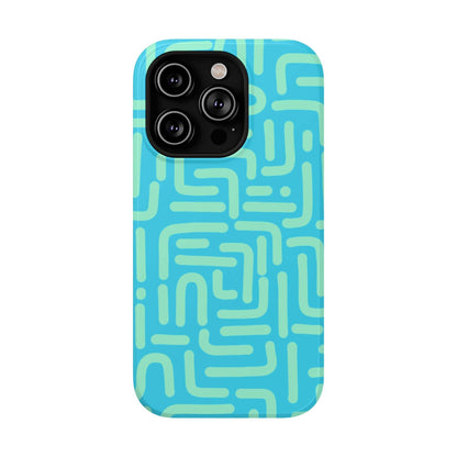 Phone Case iPhone 14 Pro Aqua Circuit