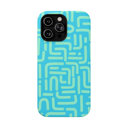 Phone Case iPhone 14 Pro Max Aqua Circuit