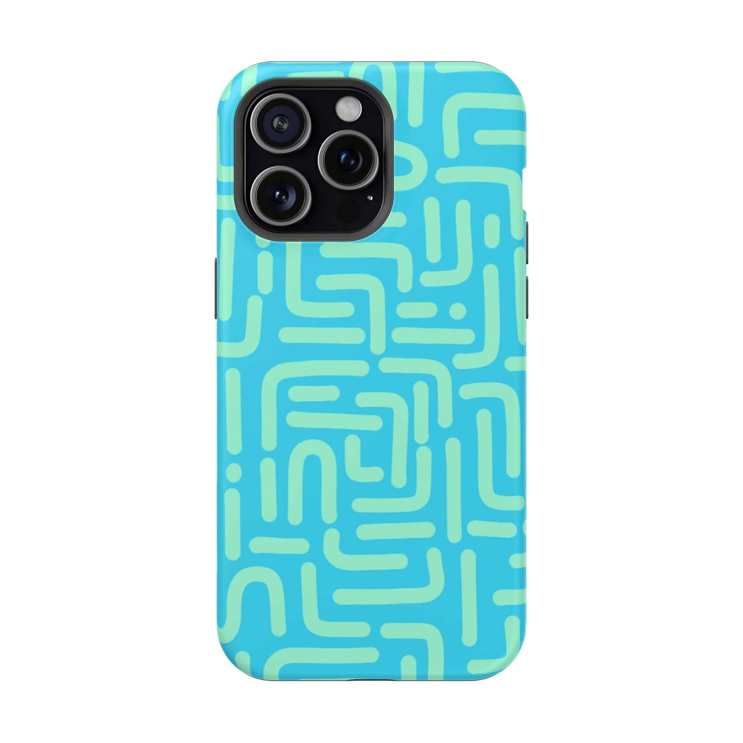 Phone Case iPhone 15 Pro Max Aqua Circuit