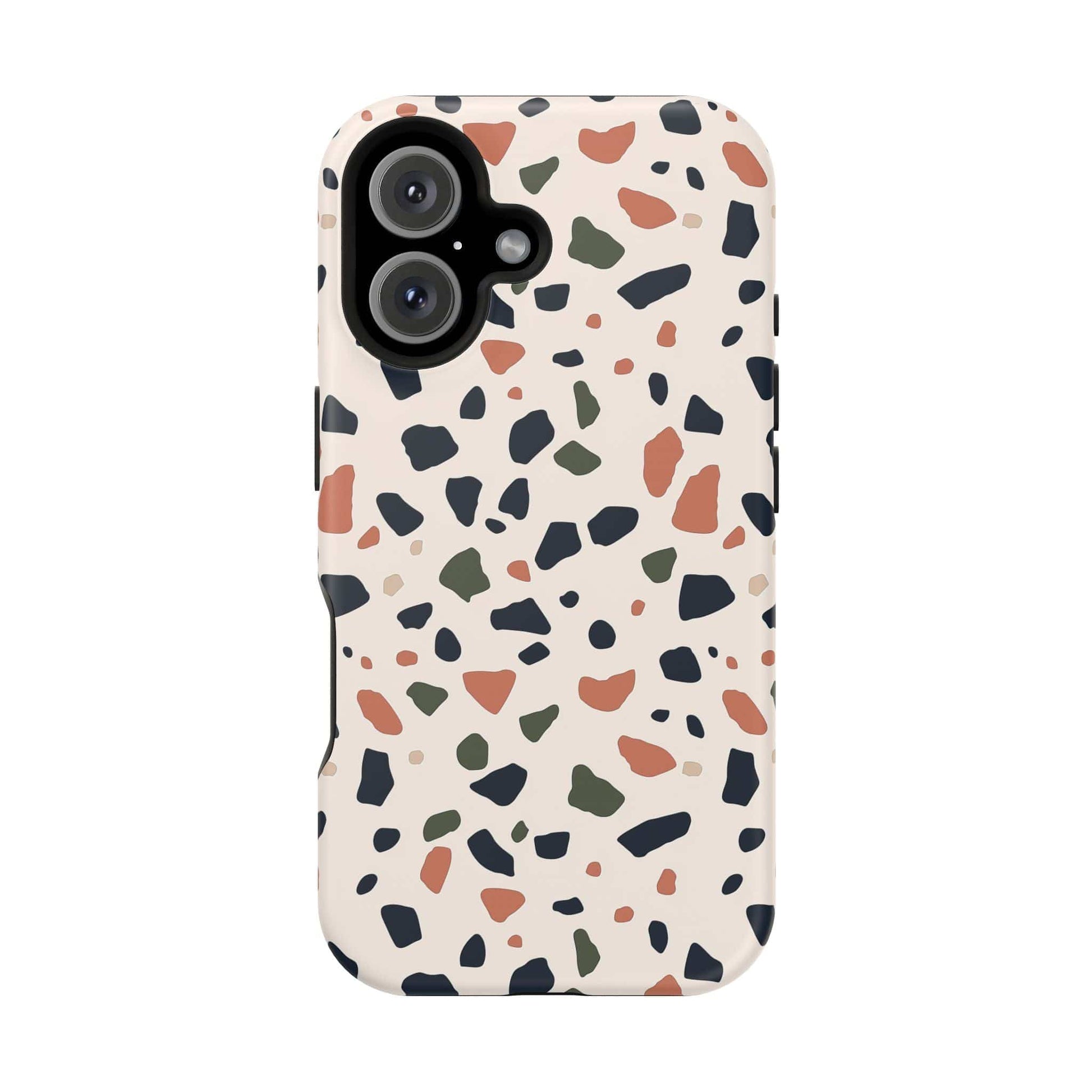 Phone Case iPhone 16 Autumn Terrazzo