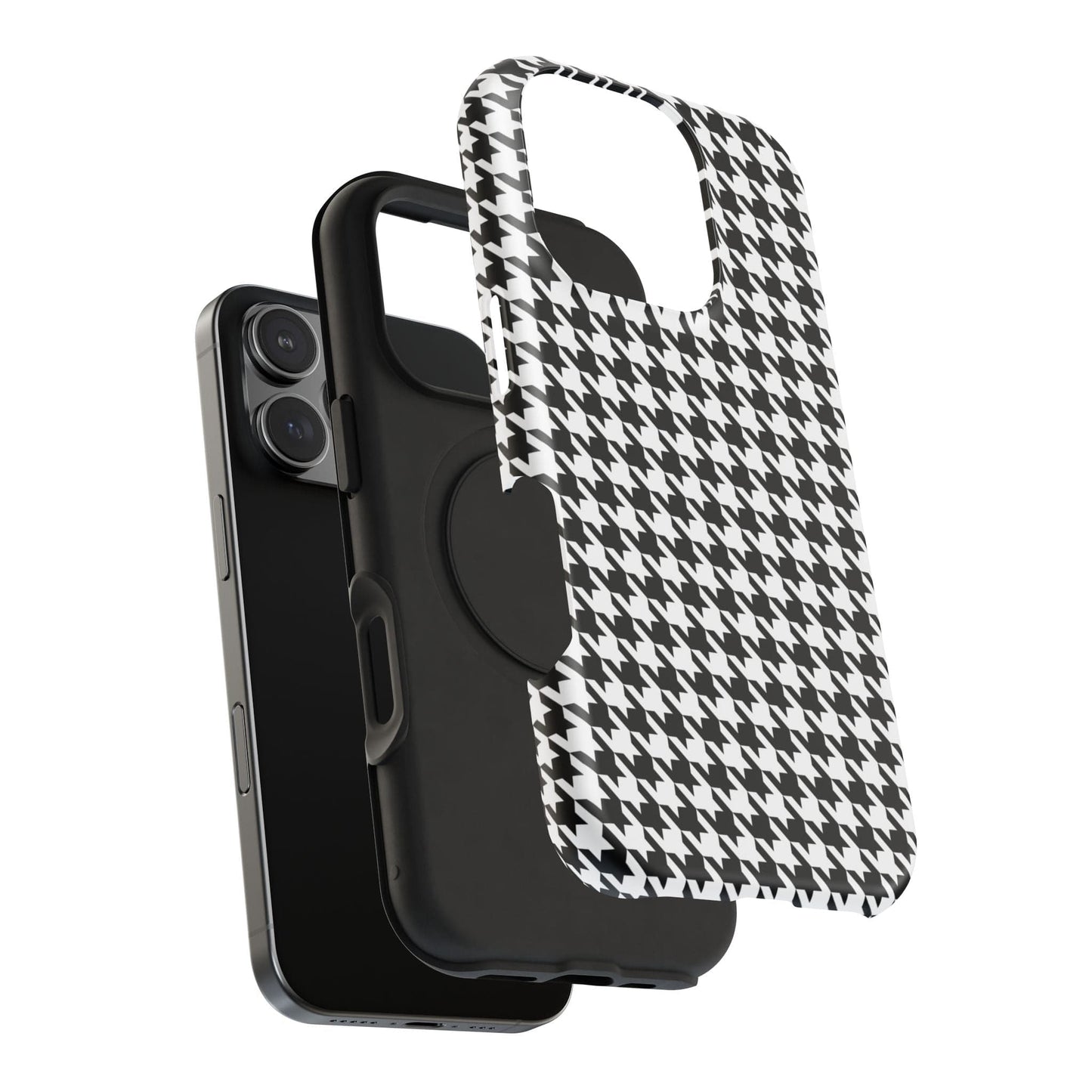 Phone Case B&W Houndtooth