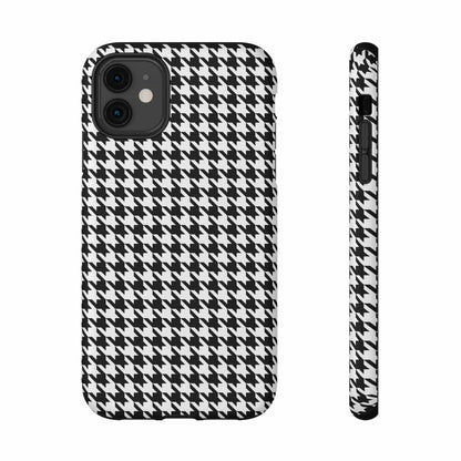 Phone Case iPhone 11 B&W Houndtooth