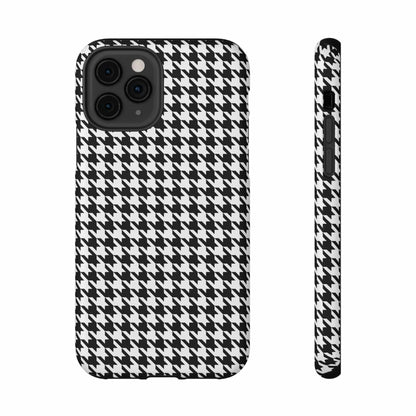 Phone Case iPhone 11 Pro B&W Houndtooth