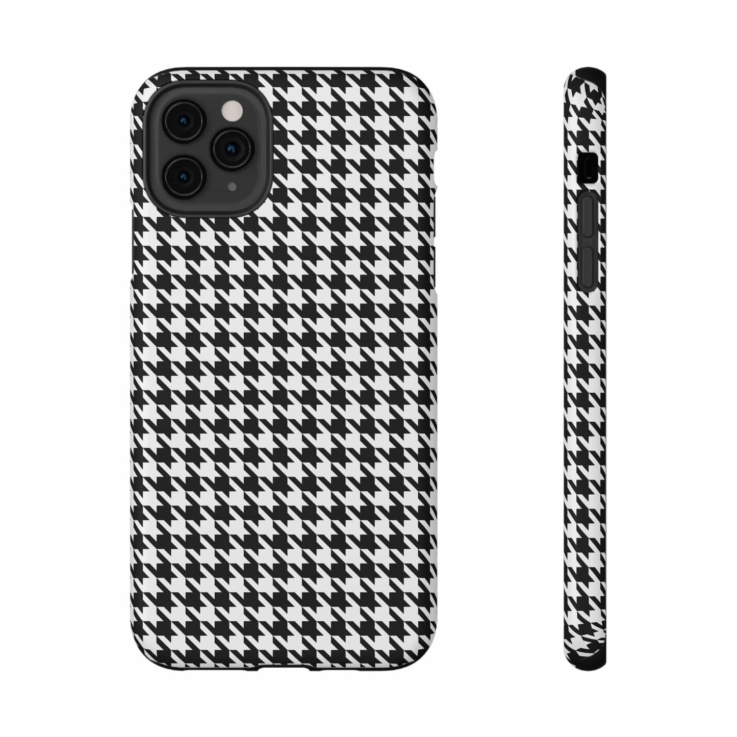 Phone Case iPhone 11 Pro Max B&W Houndtooth