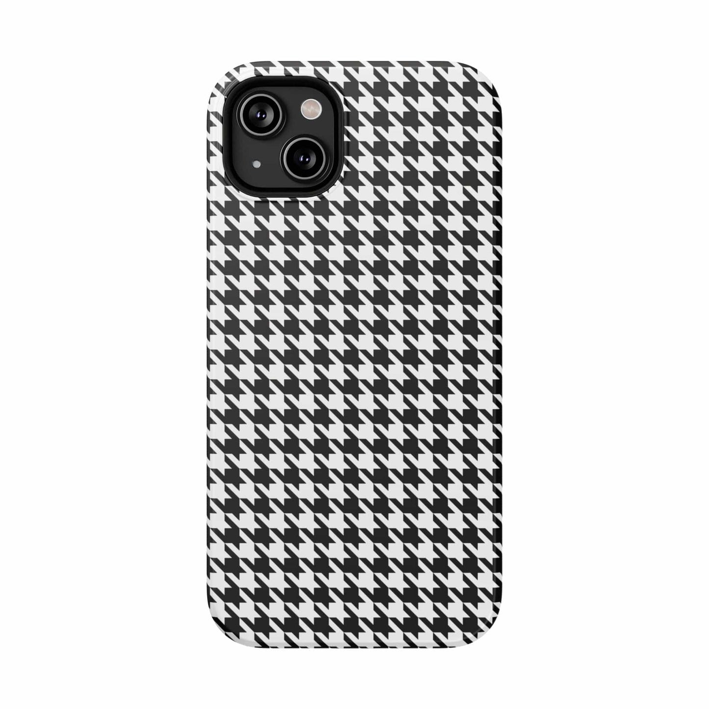 Phone Case iPhone 14 Plus B&W Houndtooth