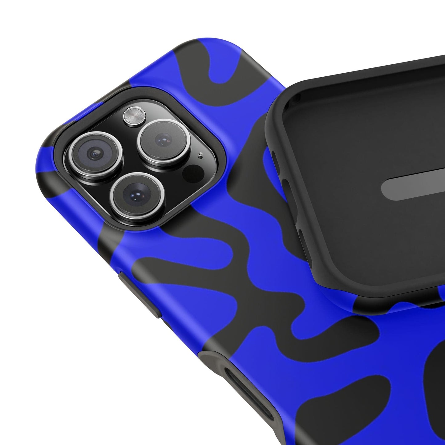 Phone Case Blue Fluid