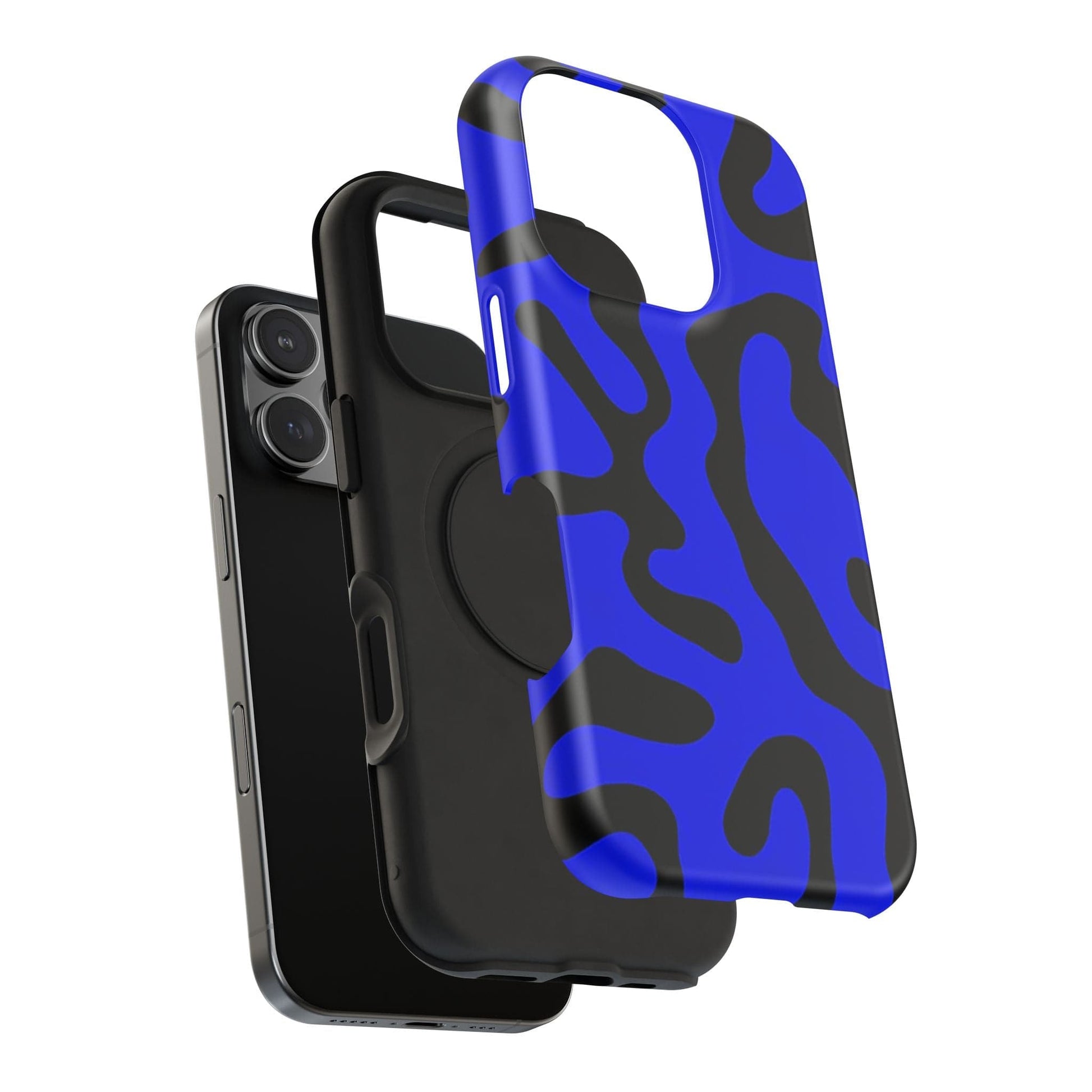 Phone Case Blue Fluid