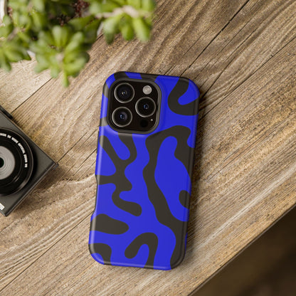 Phone Case Blue Fluid