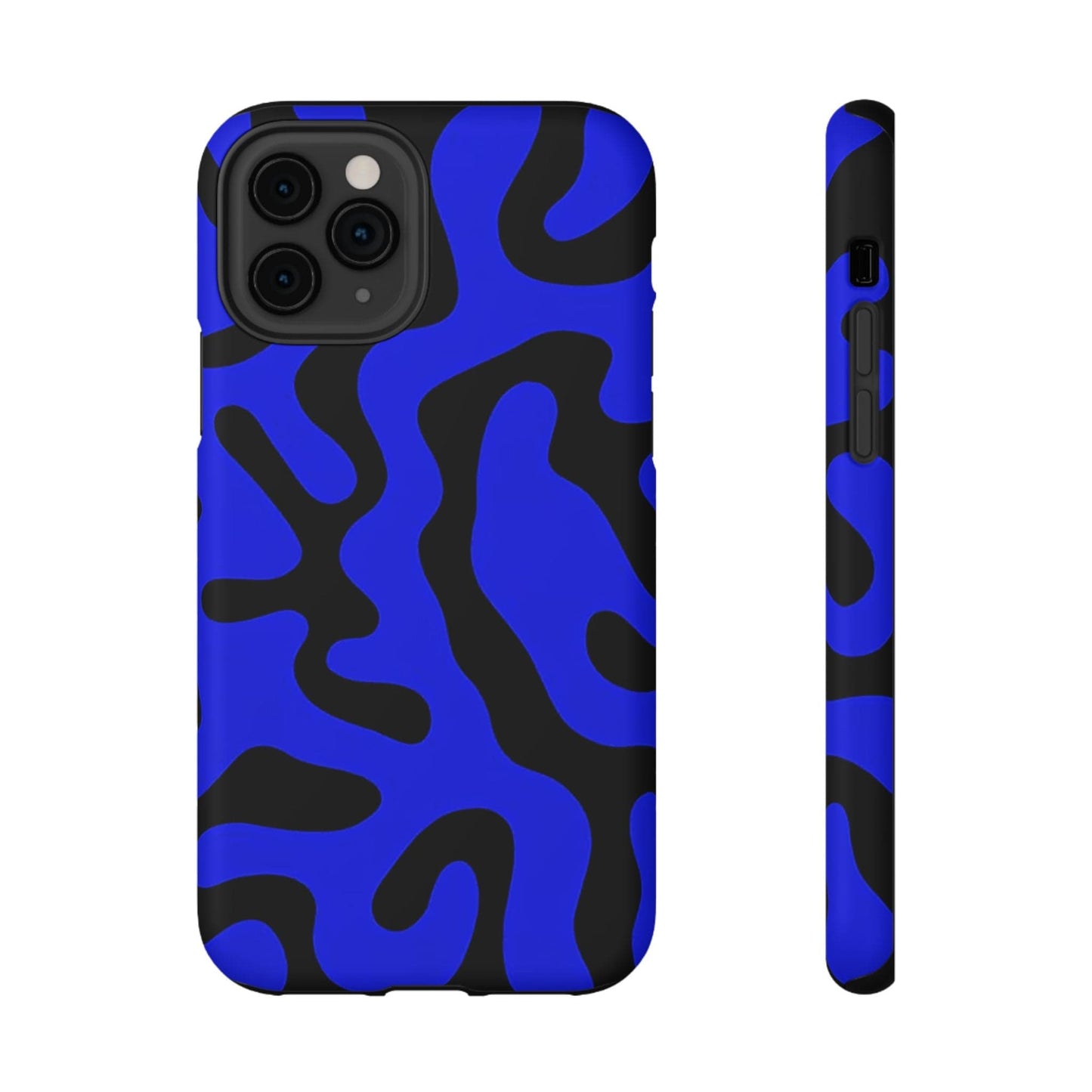 Phone Case iPhone 11 Pro Blue Fluid