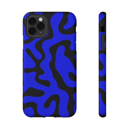 Phone Case iPhone 11 Pro Max Blue Fluid