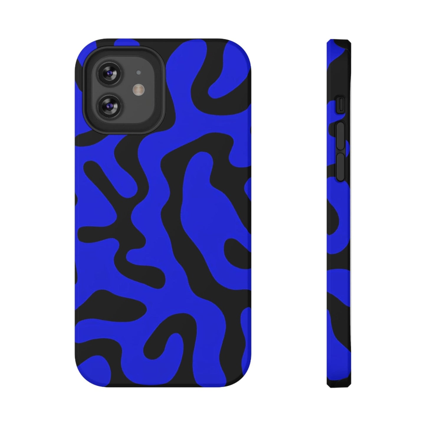 Phone Case iPhone 12 Blue Fluid