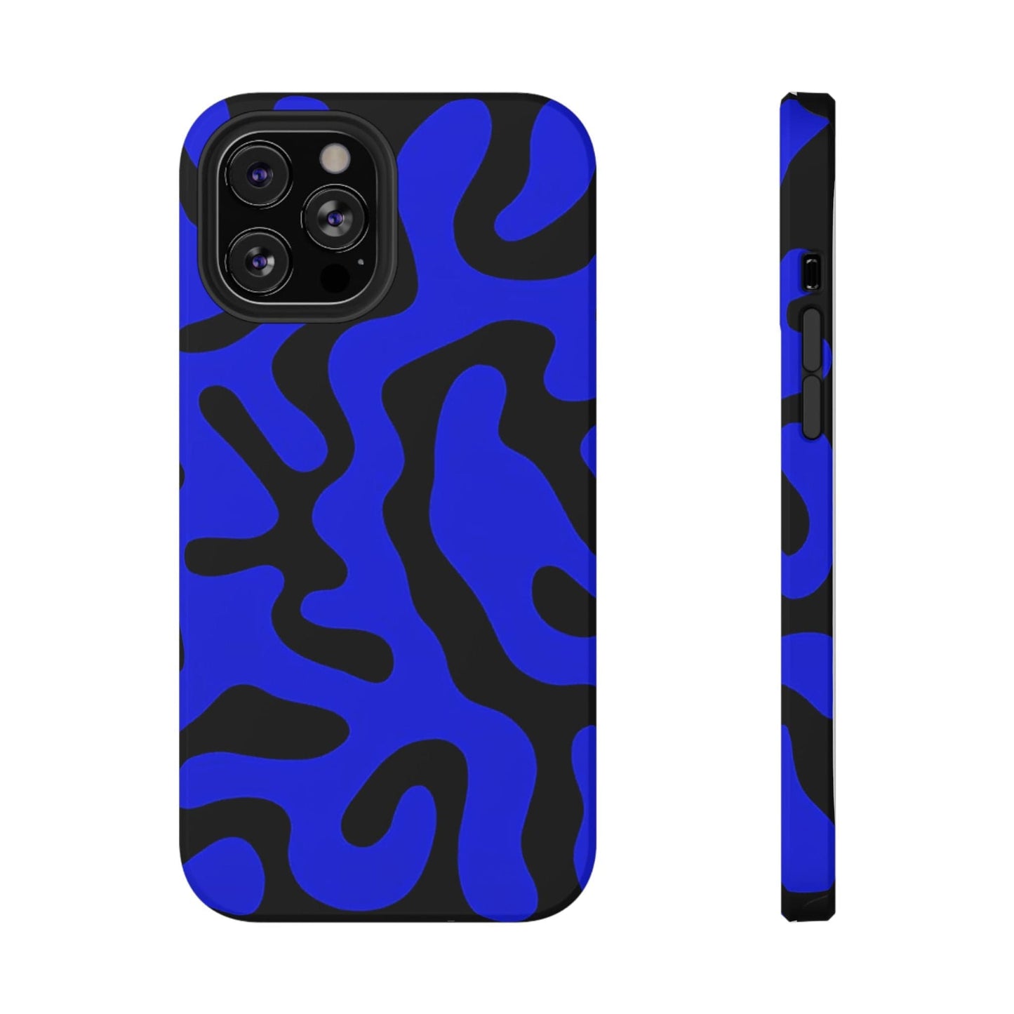 Phone Case iPhone 12 Pro Max Blue Fluid