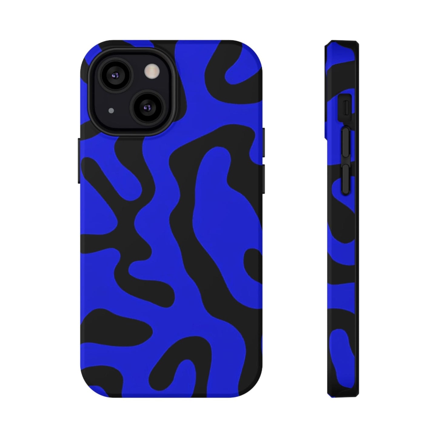 Phone Case iPhone 13 Mini Blue Fluid