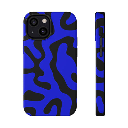 Phone Case iPhone 13 Mini Blue Fluid