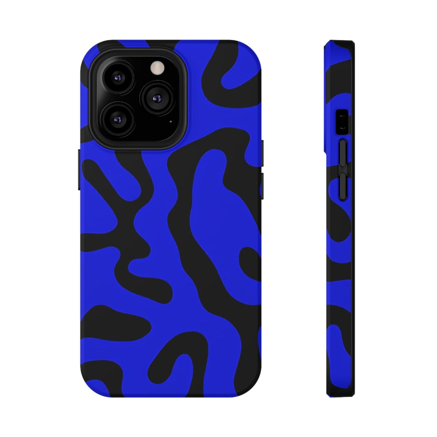 Phone Case iPhone 13 Pro Blue Fluid