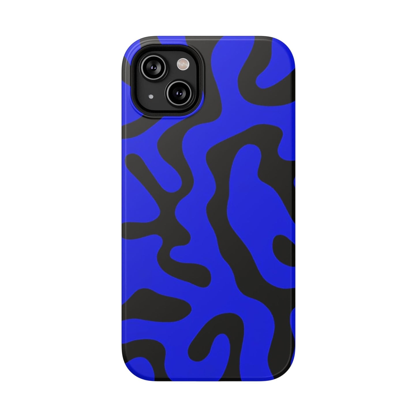 Phone Case iPhone 14 Plus Blue Fluid