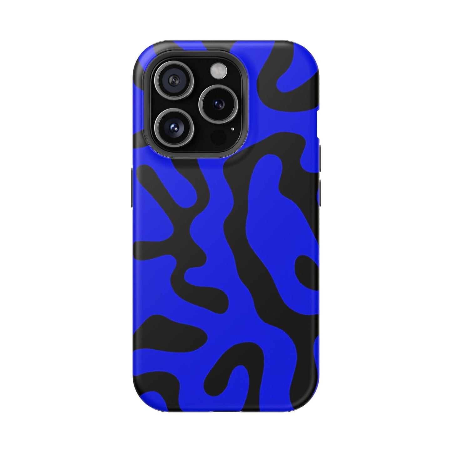 Phone Case iPhone 15 Pro Blue Fluid