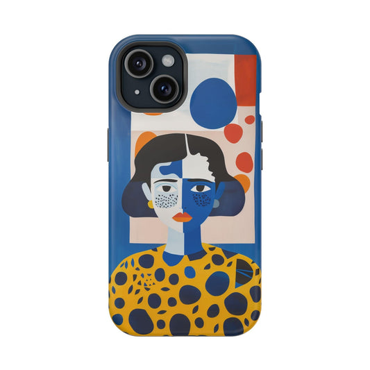 Phone Case iPhone 15 Blue Muse