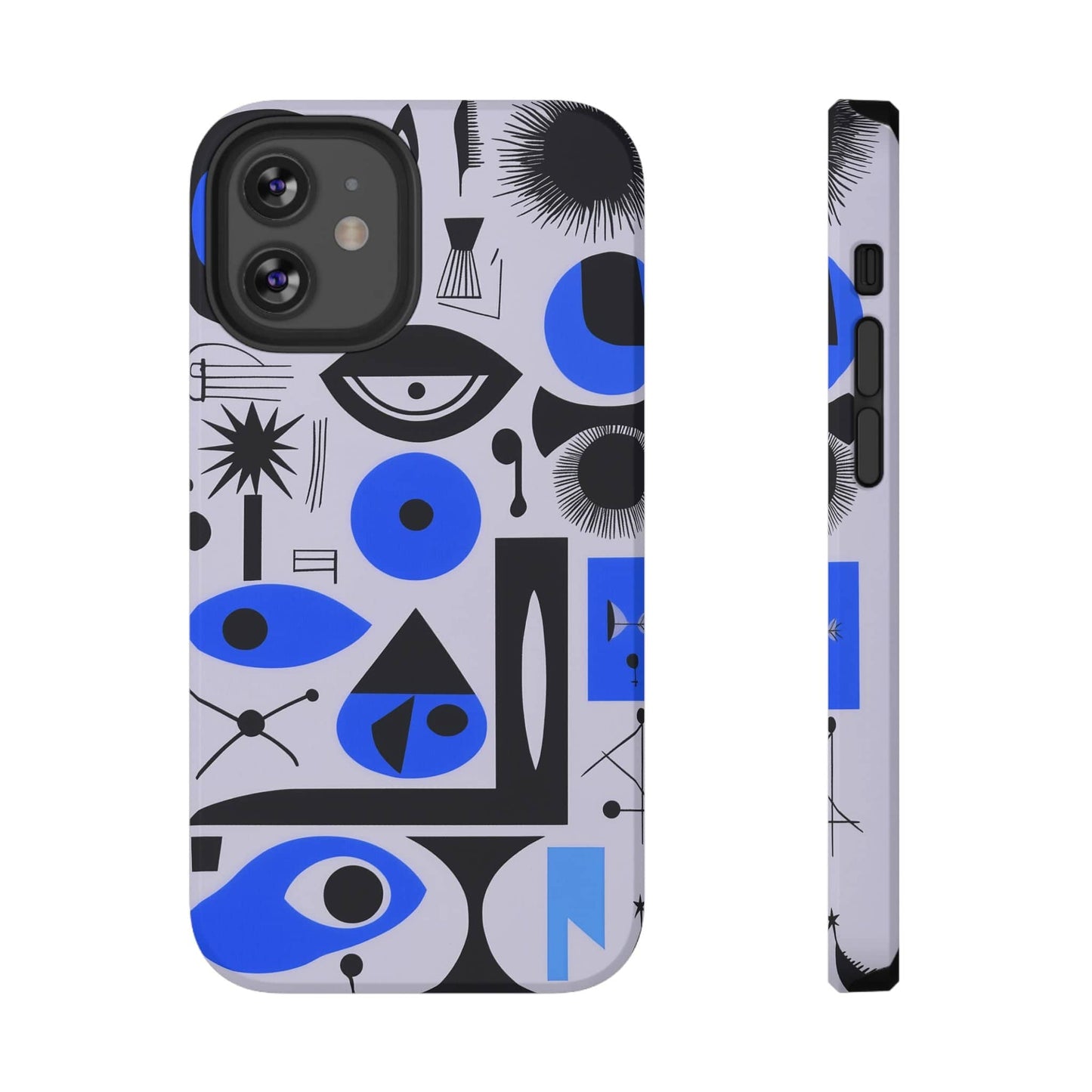 Phone Case iPhone 12 Pro Blue Mystic Marks