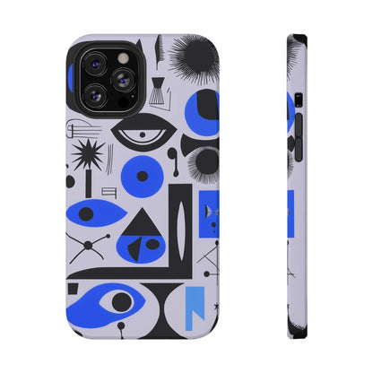 Phone Case iPhone 12 Pro Max Blue Mystic Marks