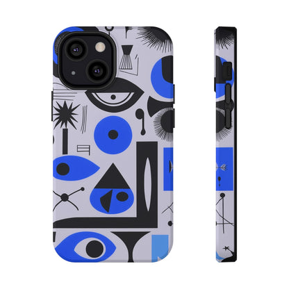 Phone Case iPhone 13 Mini Blue Mystic Marks