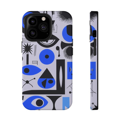 Phone Case iPhone 13 Pro Blue Mystic Marks