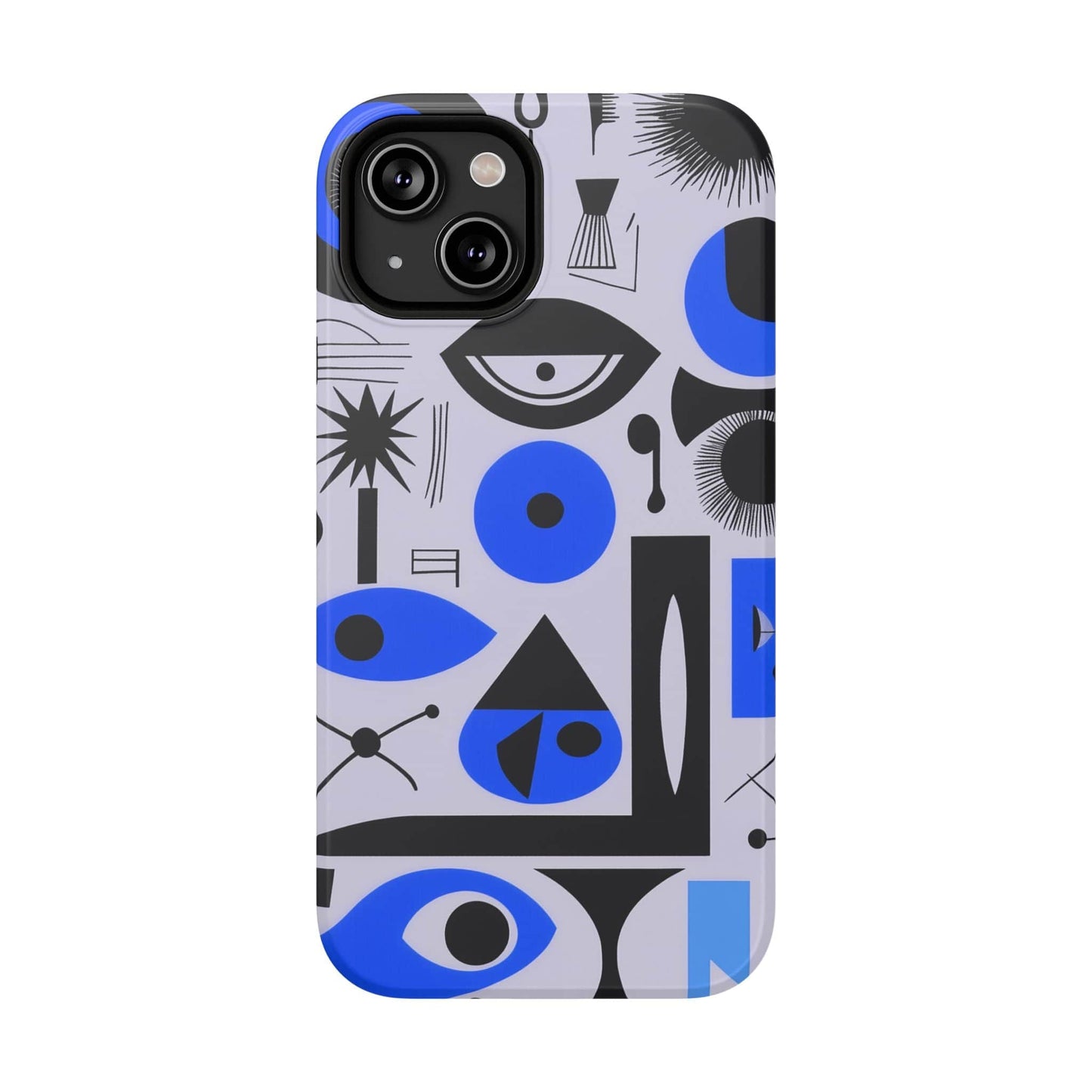 Phone Case iPhone 14 Blue Mystic Marks