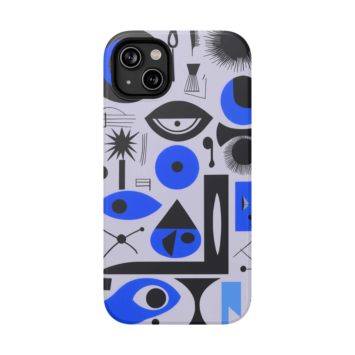 Phone Case iPhone 14 Plus Blue Mystic Marks