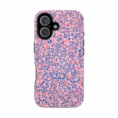 Phone Case iPhone 16 Bubble Pop Terrazzo